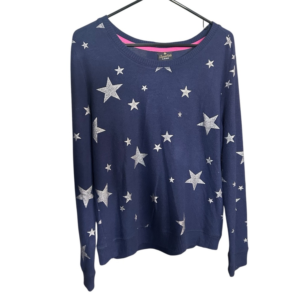 Bumble Bella by Jill Martin Starry Navy Blue Sweatshirt